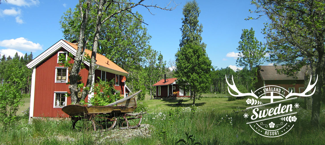 Das Bild gibt eine Übersicht über alle Gebäude des Smaland Resorts